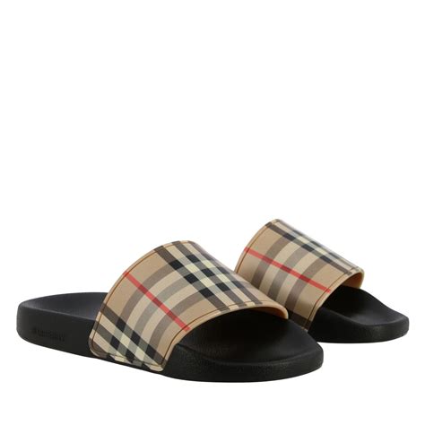 burberry fur sandals|burberry sandals men.